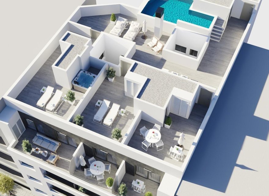 Nowa konstrukcja - Apartament - Torrevieja - Centro