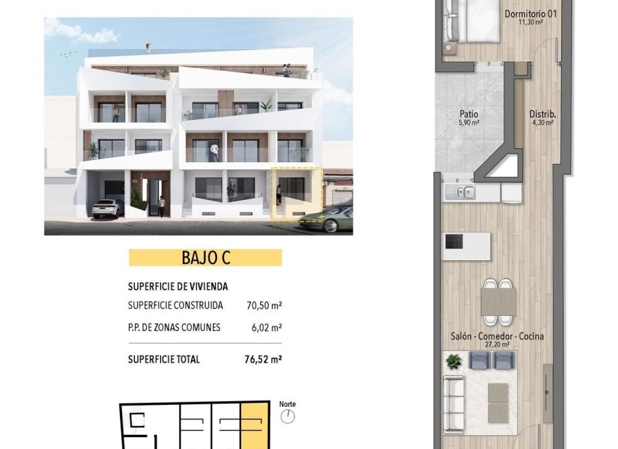 Nowa konstrukcja - Apartament - Torrevieja - Playa de El Cura