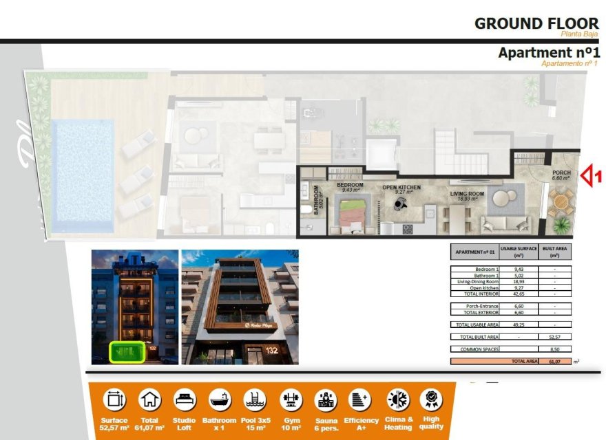 Nowa konstrukcja - Apartament - Torrevieja - Playa de El Cura