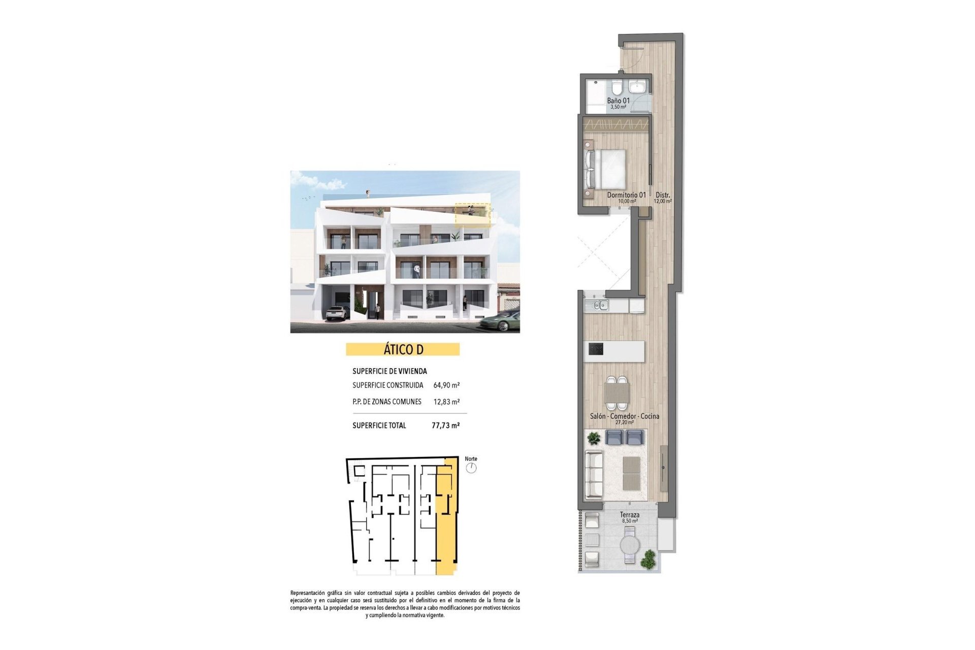 Nowa konstrukcja - Apartament - Torrevieja - Playa de El Cura