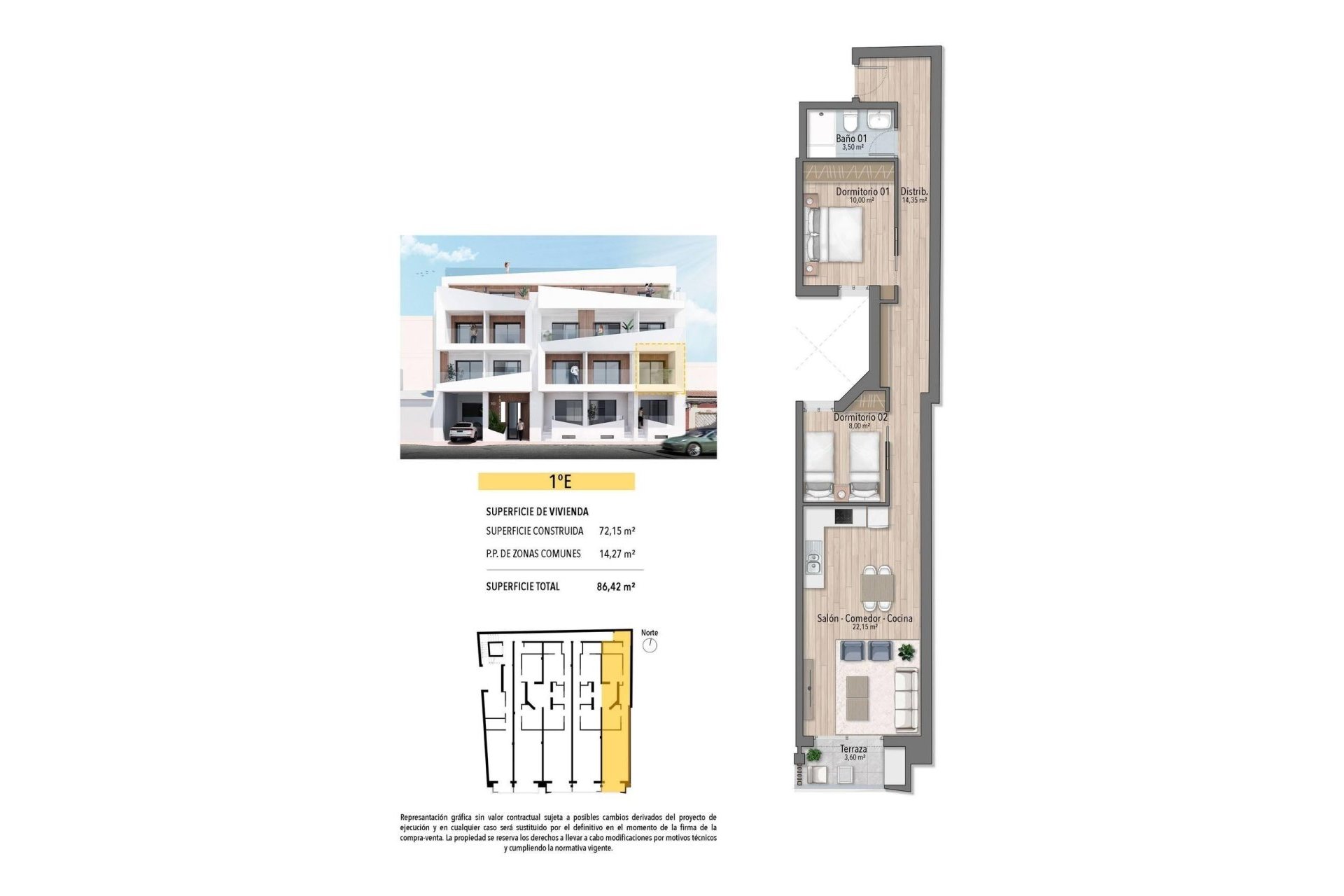 Nowa konstrukcja - Apartament - Torrevieja - Playa de El Cura