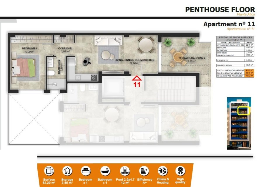 Nowa konstrukcja - Apartament - Torrevieja - Playa del Acequión