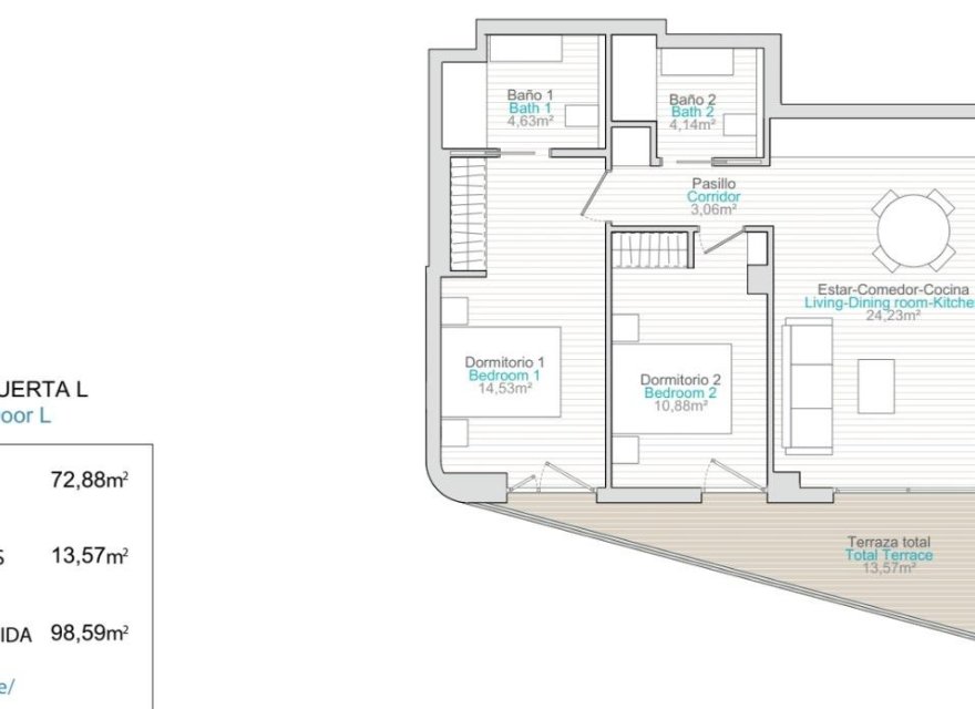 Nowa konstrukcja - Apartament - Villajoyosa - La Tellerola