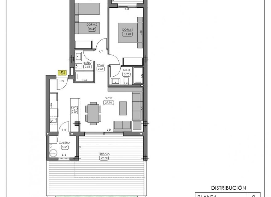 Nowa konstrukcja - Bungalow - Algorfa - La Finca Golf