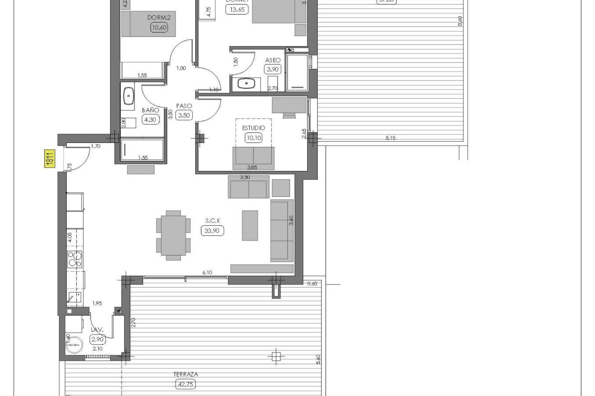 Nowa konstrukcja - Bungalow - Algorfa - La Finca Golf