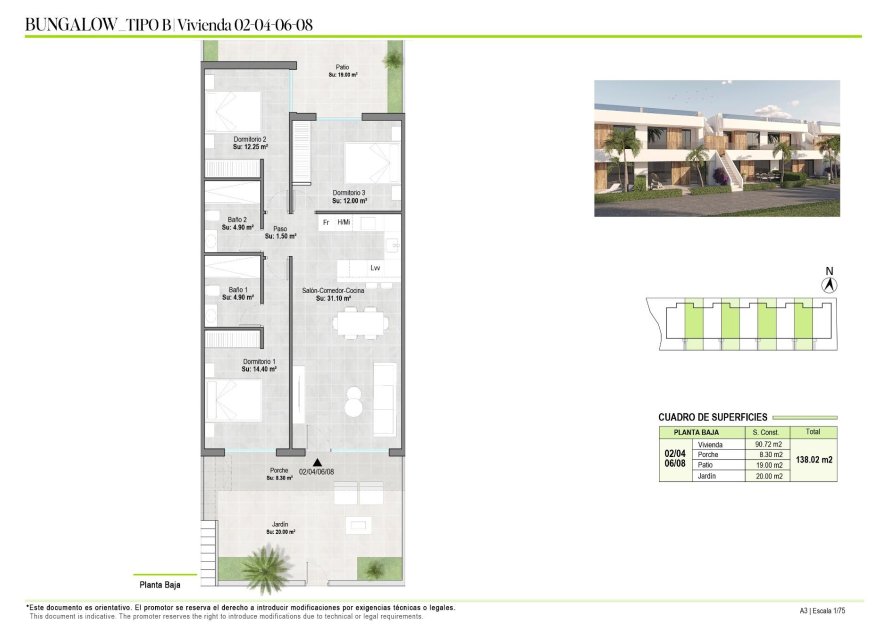 Nowa konstrukcja - Bungalow - Alhama De Murcia - Condado De Alhama