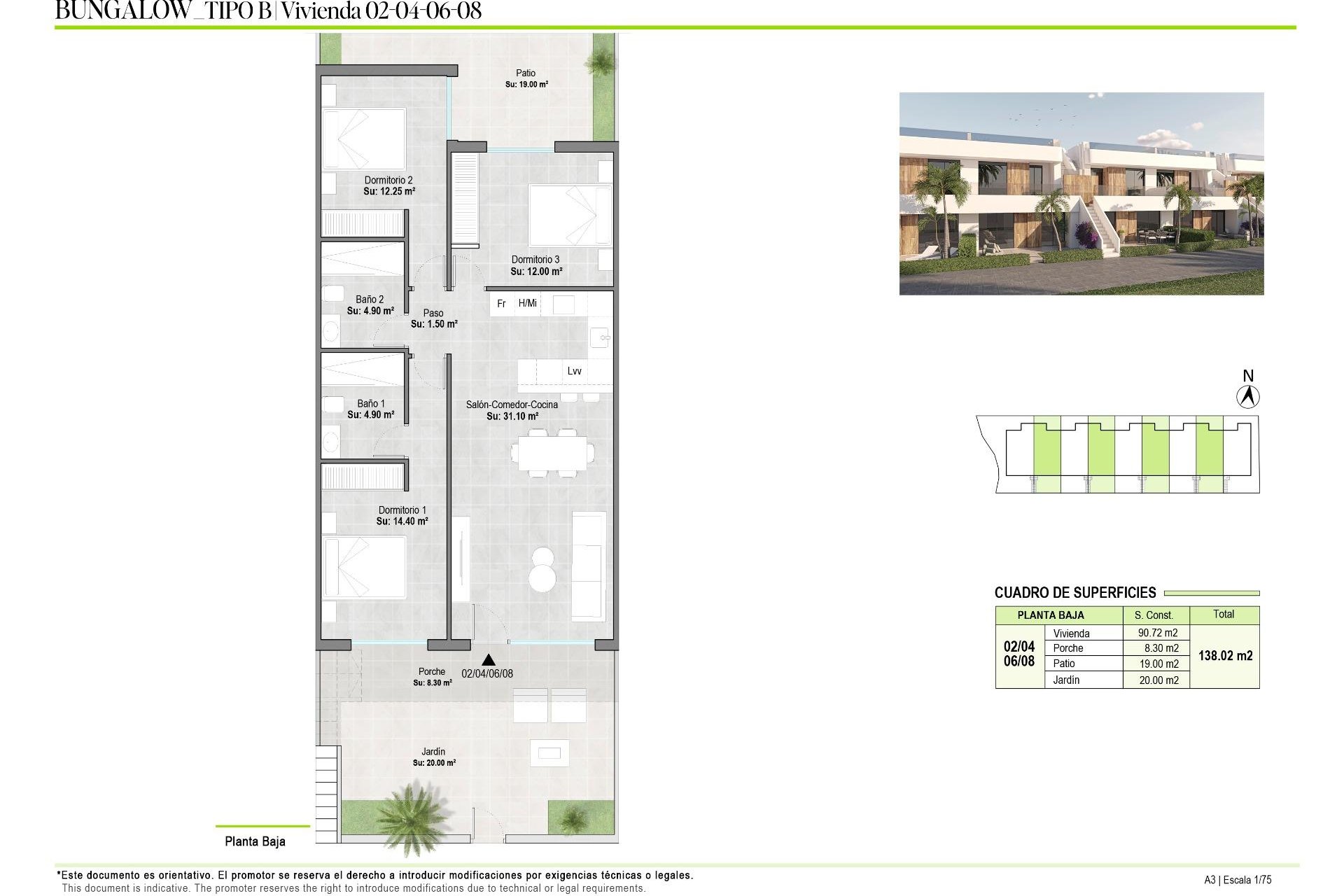 Nowa konstrukcja - Bungalow - Alhama De Murcia - Condado De Alhama