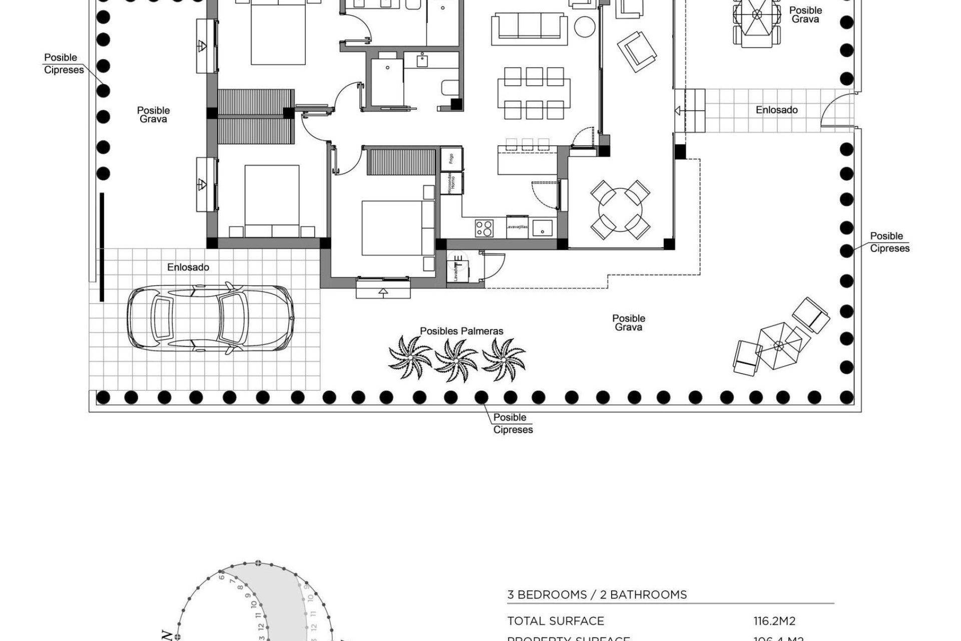 Nowa konstrukcja - Bungalow - Ciudad Quesada - Doña Pepa