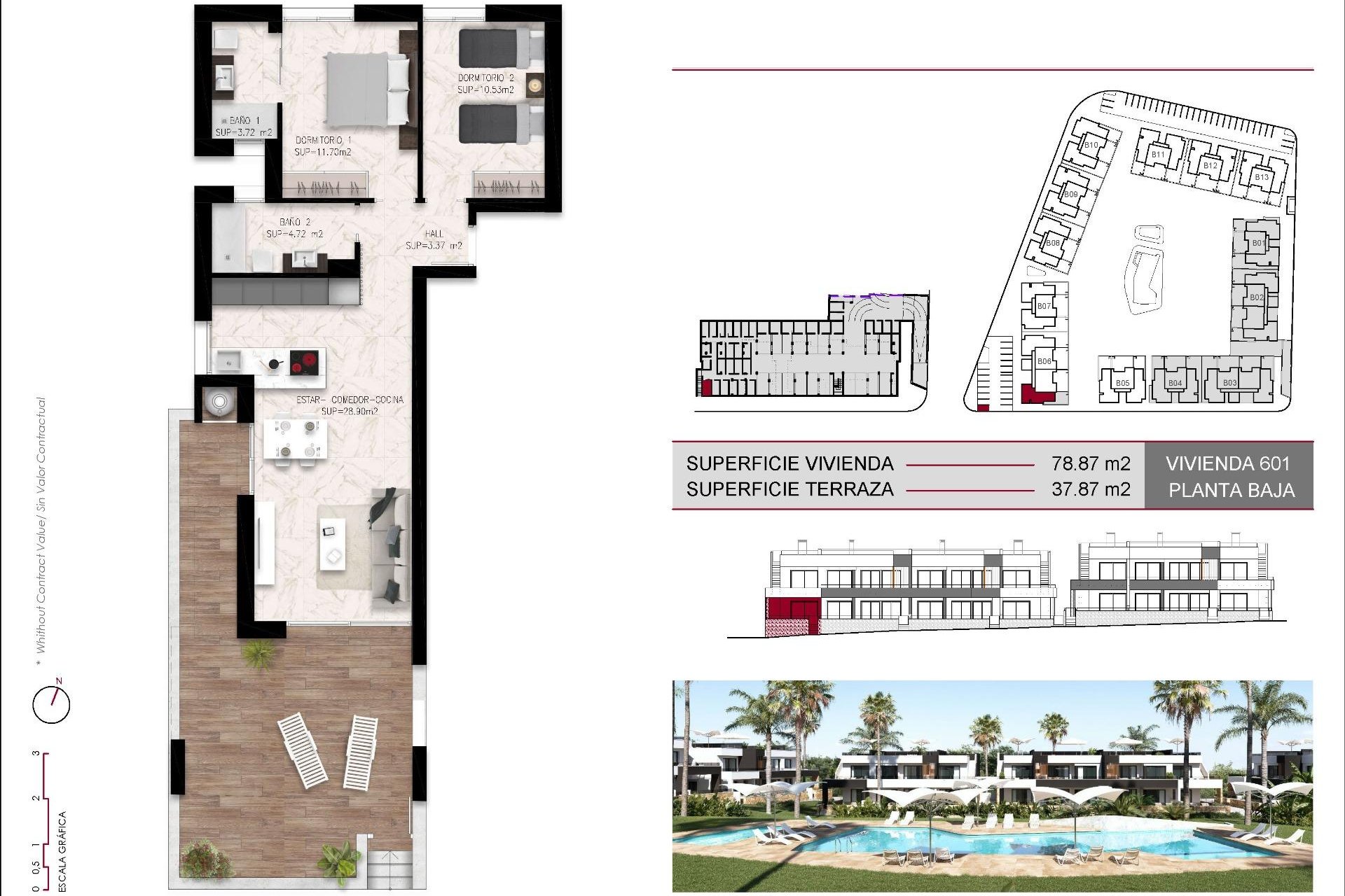 Nowa konstrukcja - Bungalow - Ciudad Quesada - Lo Marabú