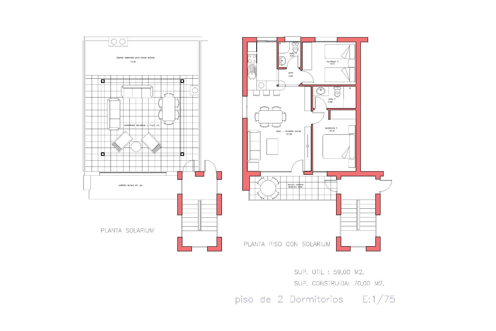 Nowa konstrukcja - Bungalow - Fuente Alamo - La Pinilla