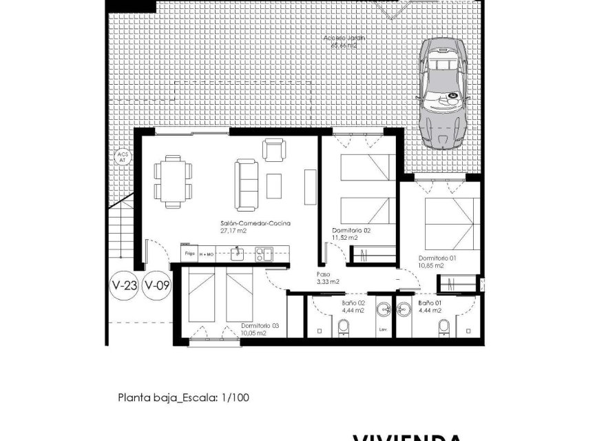 Nowa konstrukcja - Bungalow - Pilar de la Horadada - pueblo