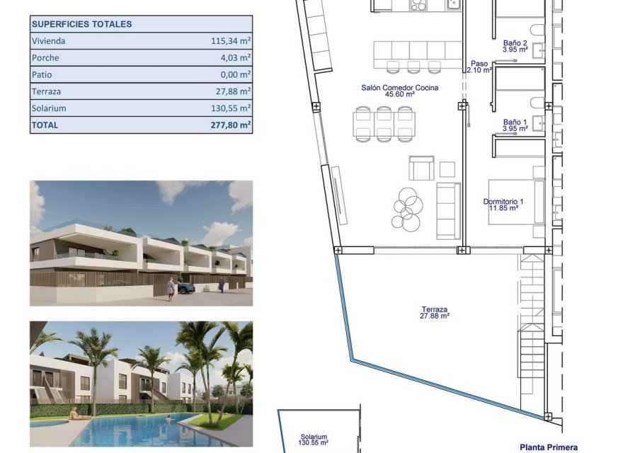 Nowa konstrukcja - Bungalow - Pilar de la Horadada - pueblo