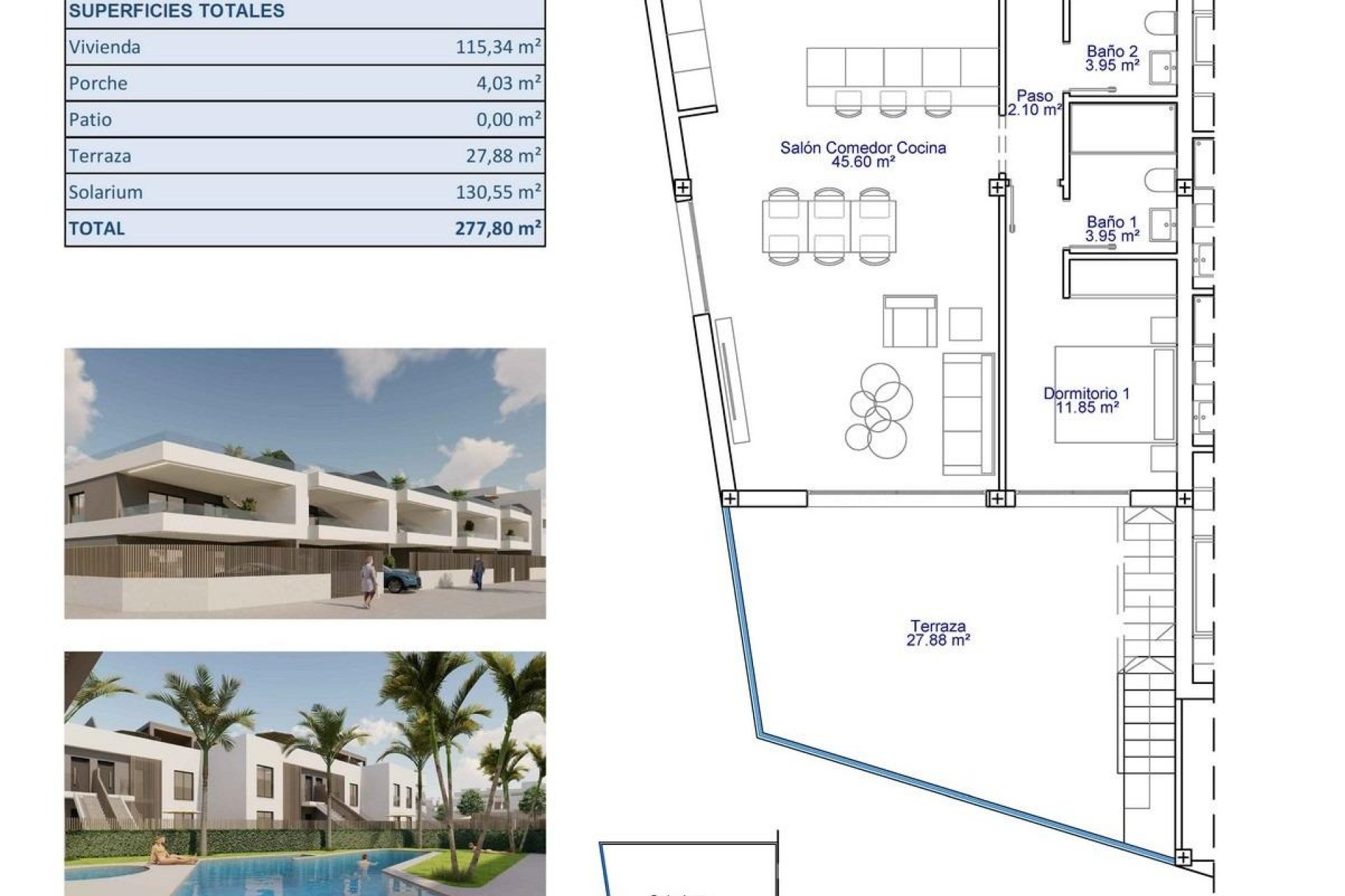 Nowa konstrukcja - Bungalow - Pilar de la Horadada - pueblo