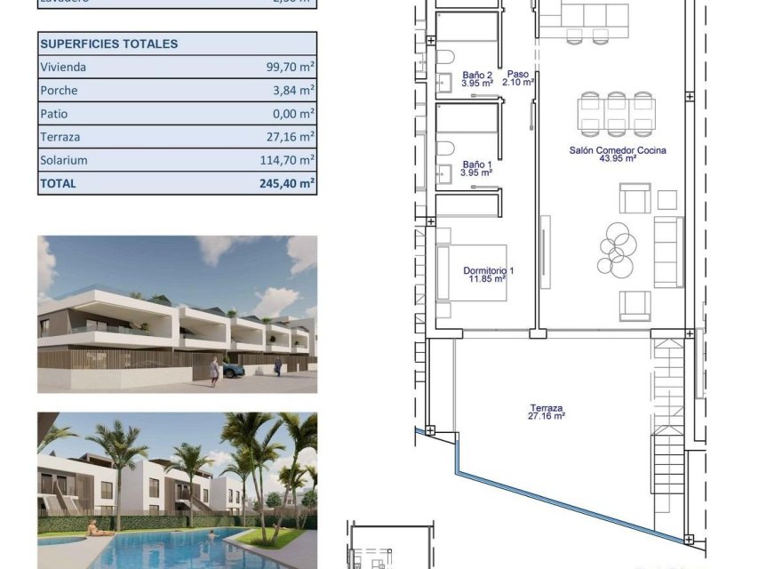 Nowa konstrukcja - Bungalow - Pilar de la Horadada - pueblo