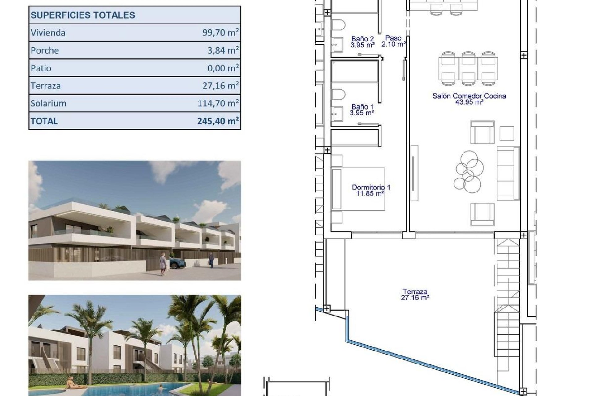 Nowa konstrukcja - Bungalow - Pilar de la Horadada - pueblo