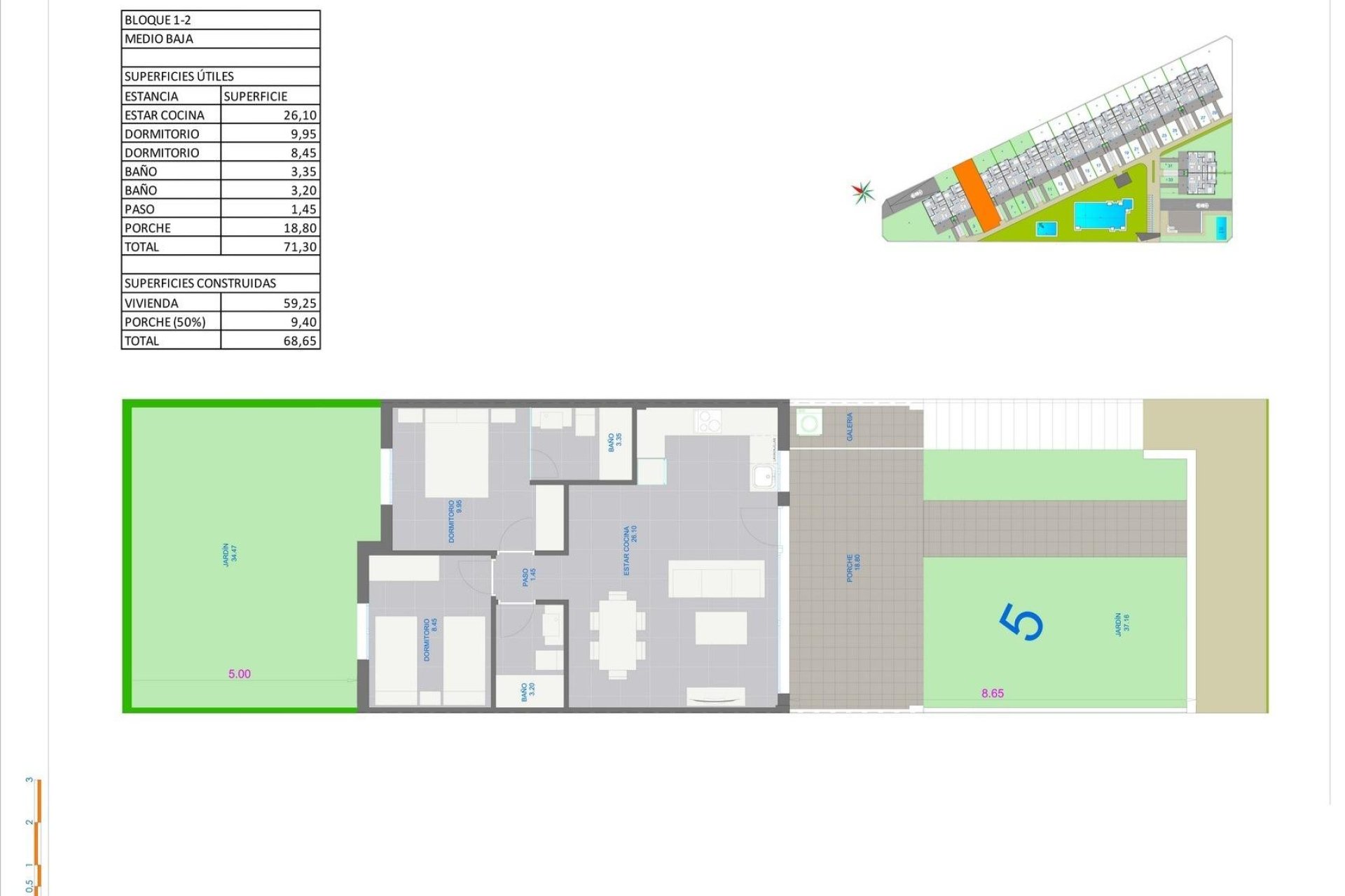 Nowa konstrukcja - Bungalow - Pilar de la Horadada - pueblo