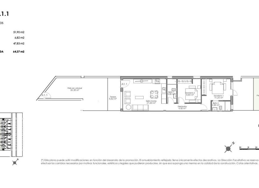 Nowa konstrukcja - Bungalow - Puerto de Mazarron - Playa Negra