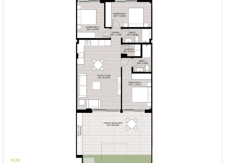 Nowa konstrukcja - Bungalow - San Pedro del Pinatar - Los Cuarteros