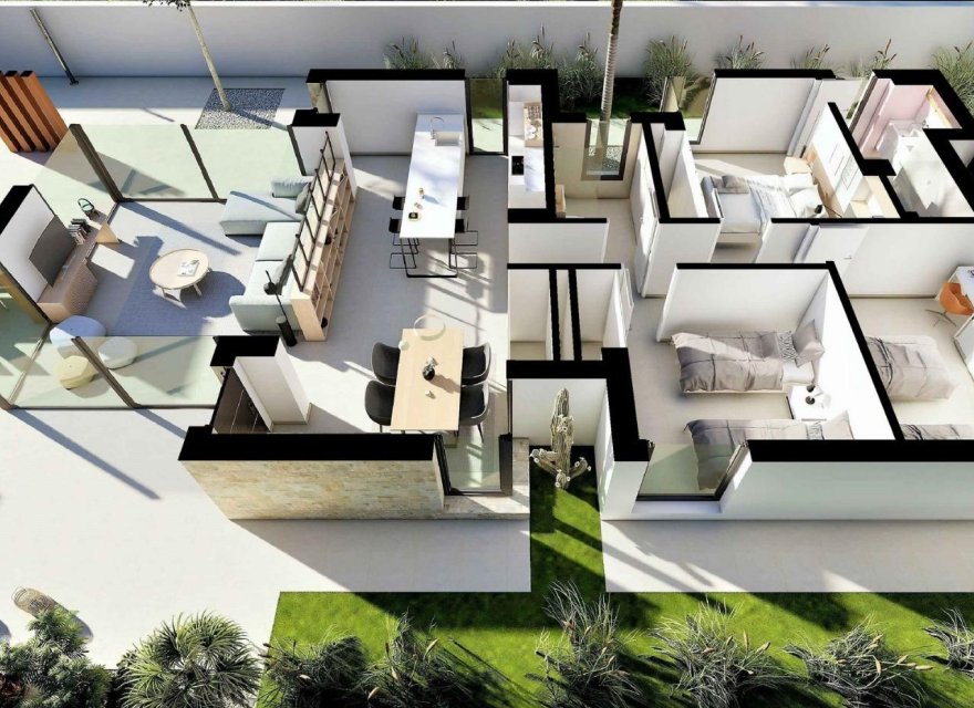 Nowa konstrukcja - Willa - San Fulgencio - El Oasis