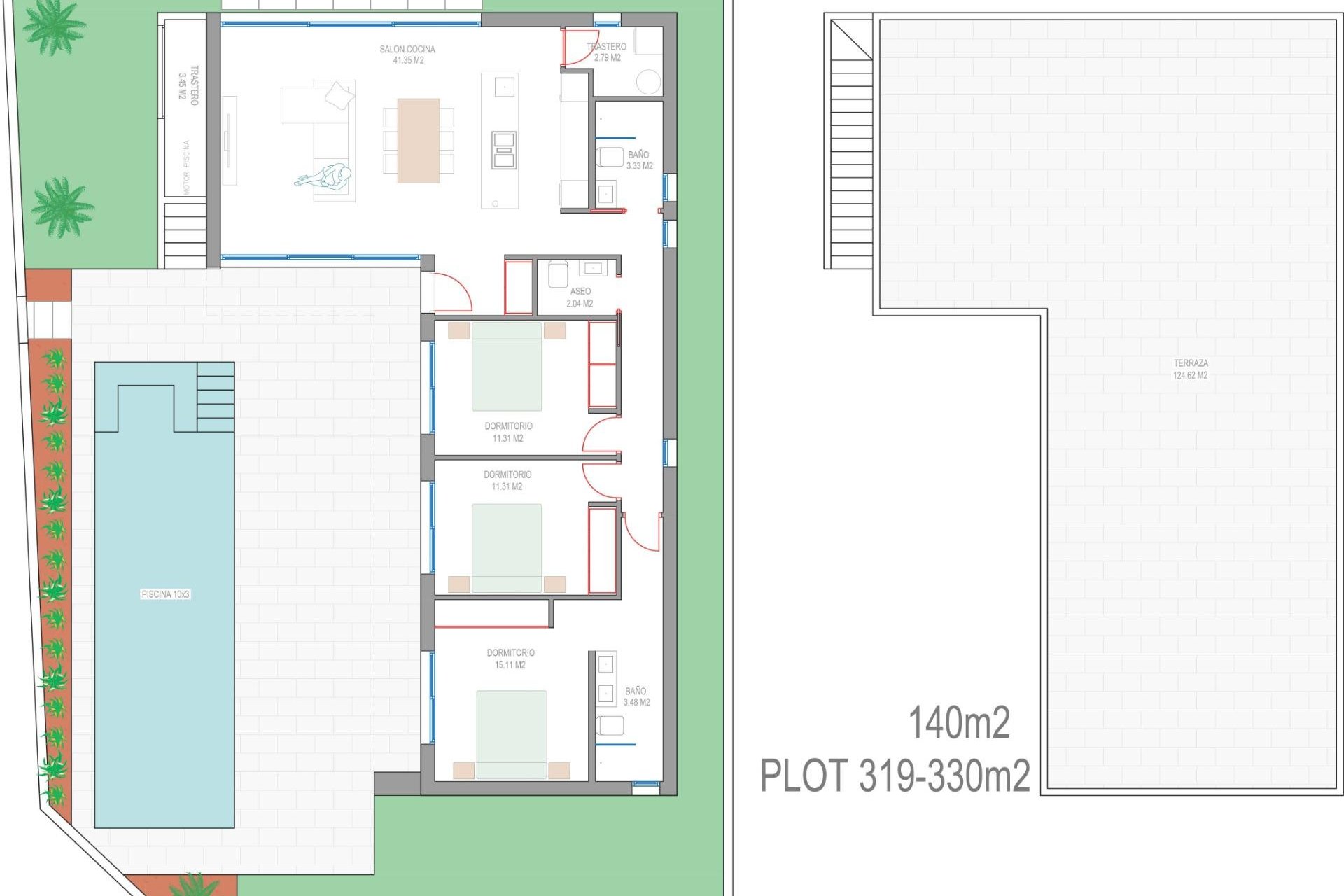 Nowa konstrukcja - Willa - San Javier - Parque del doce