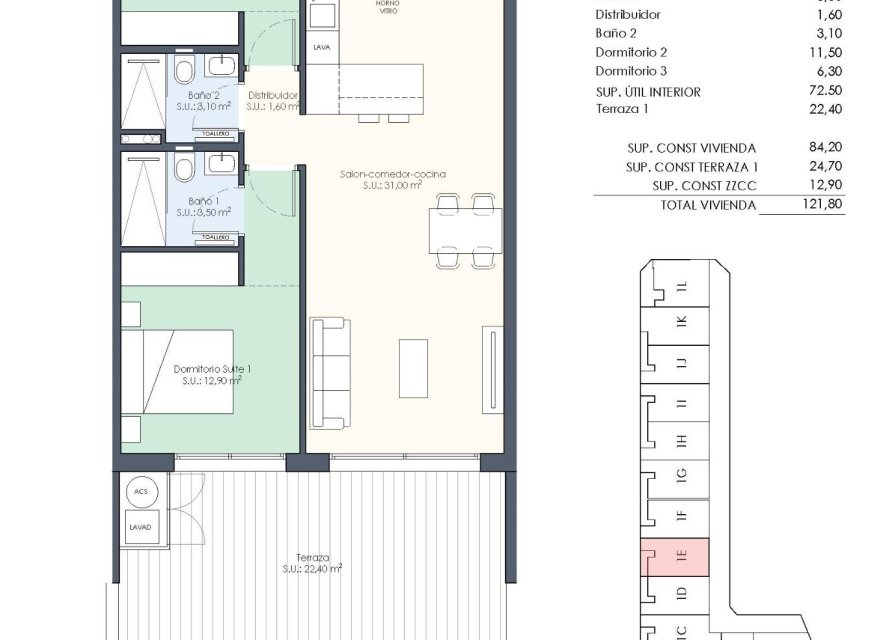 Obra nueva - Apartamento - Ciudad Quesada - Pueblo