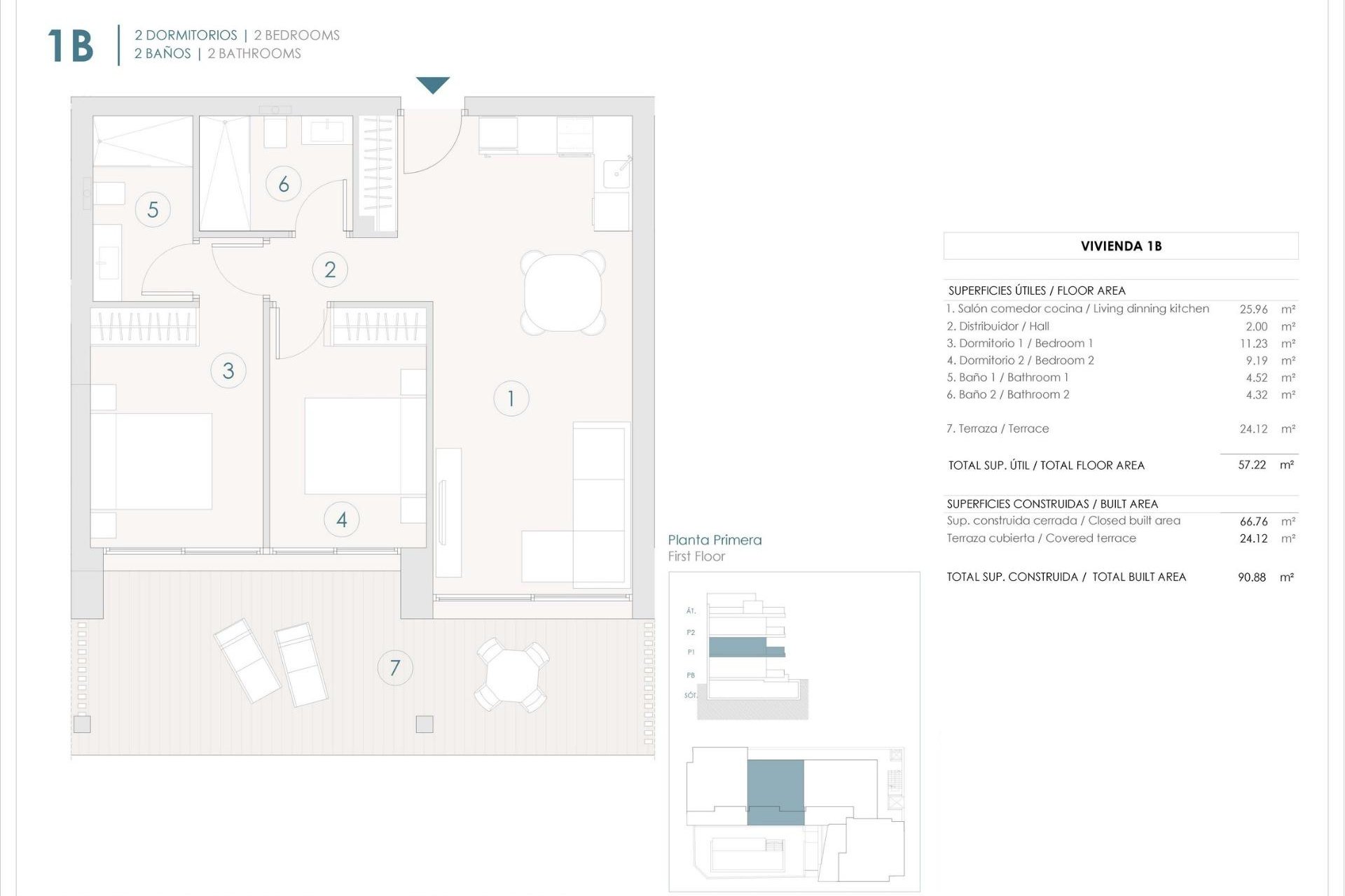 Obra nueva - Apartamento - Ciudad Quesada - Pueblo