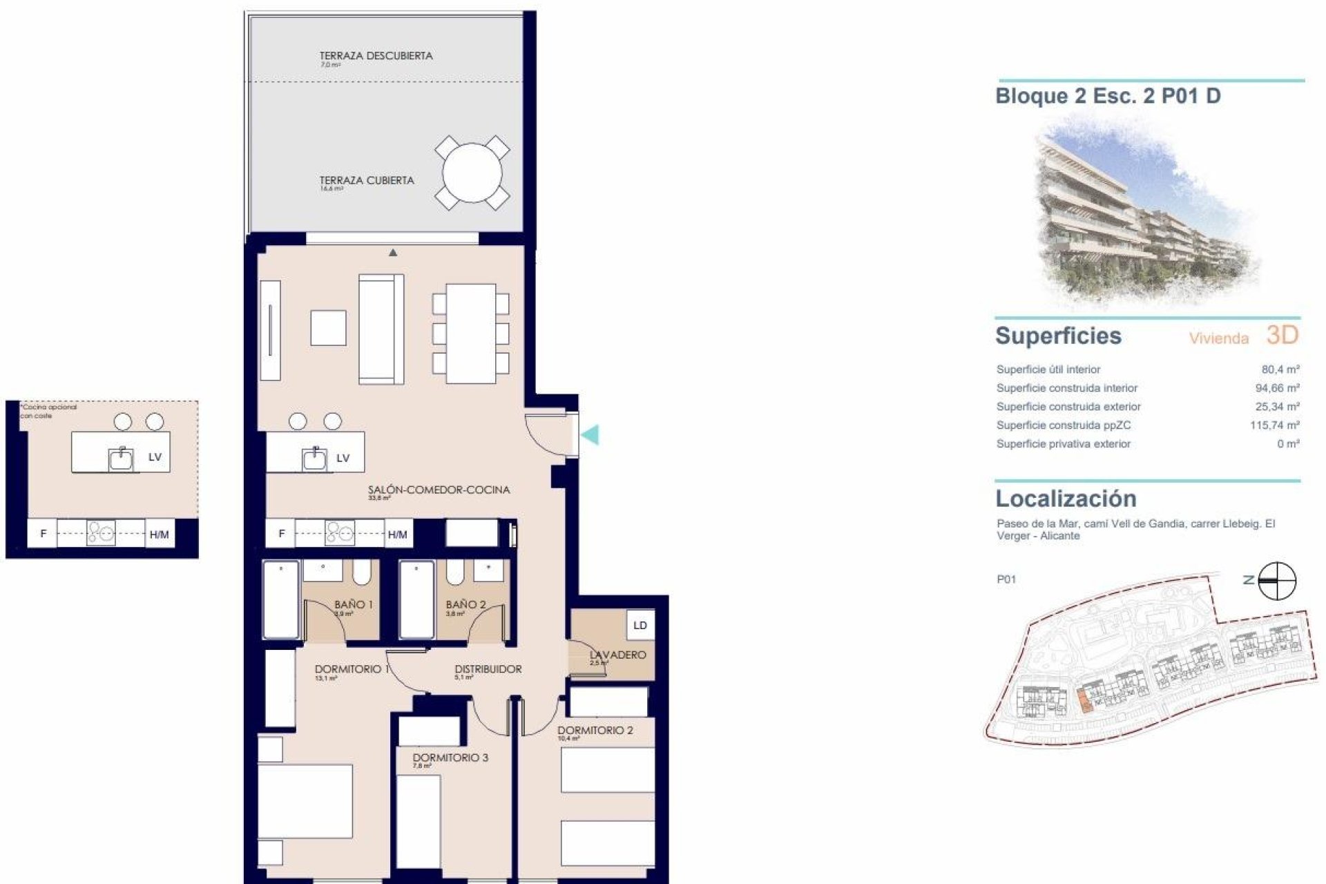 Obra nueva - Apartamento - Denia - Playa de La Almadraba
