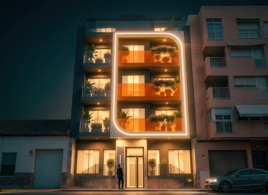 Obra nueva - Apartamento - Guardamar del Segura - Centro