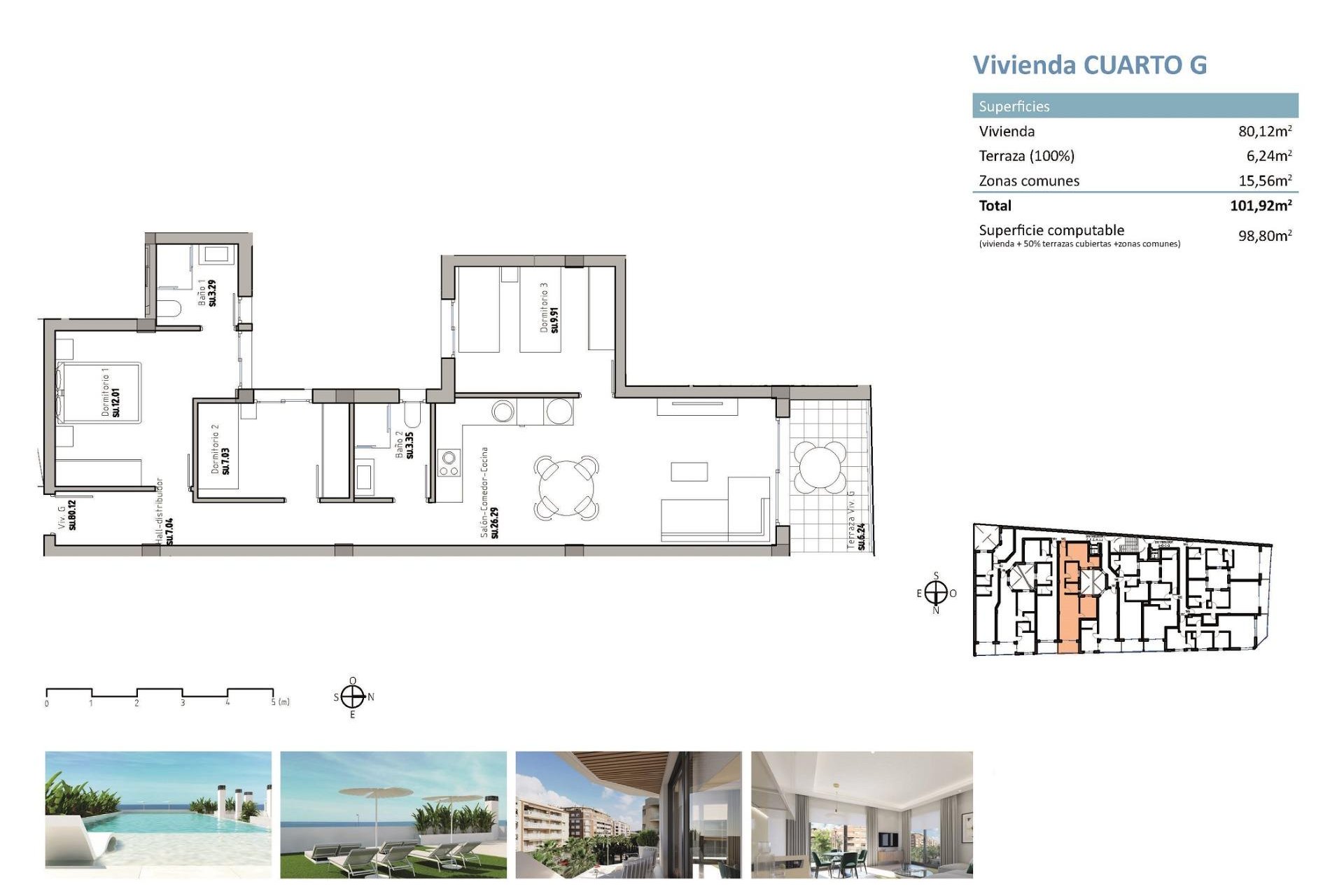 Obra nueva - Apartamento - Guardamar del Segura - Pueblo