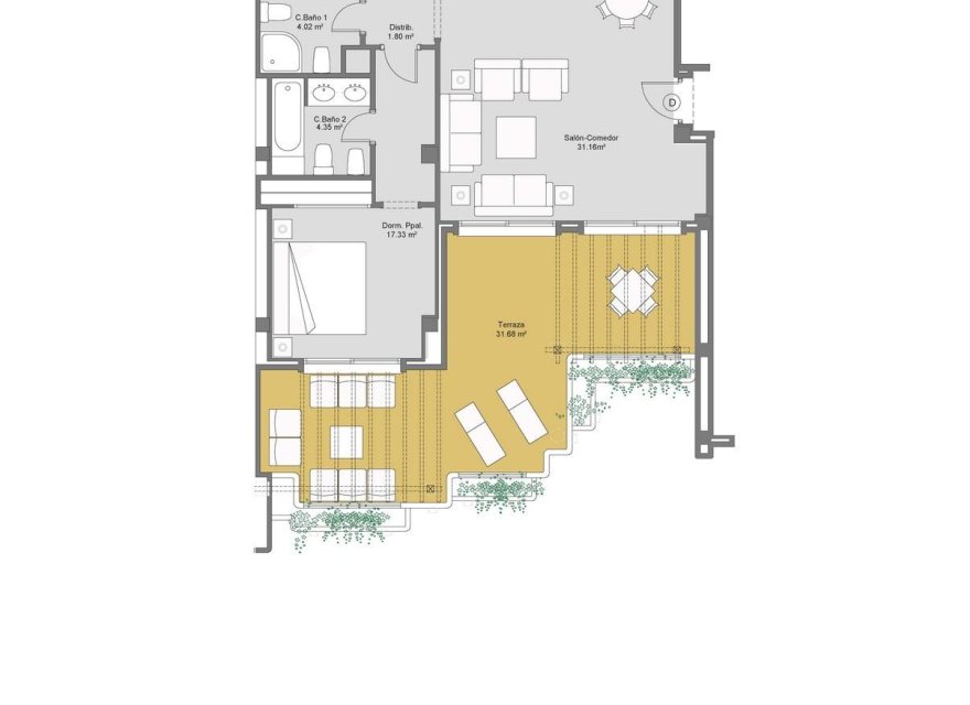Obra nueva - Apartamento - Orihuela Costa - Lomas de Campoamor