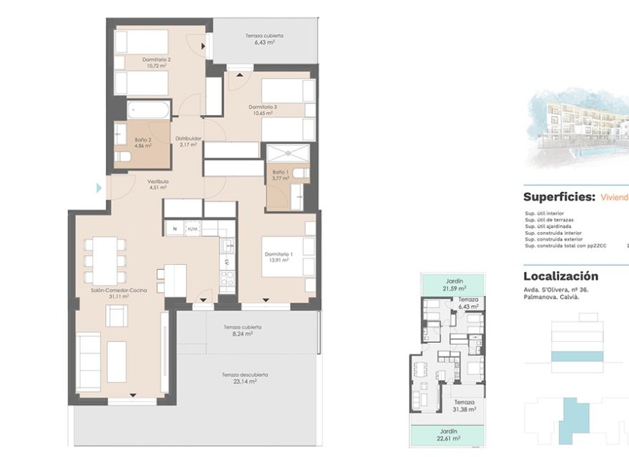 Obra nueva - Apartamento - Palmanova