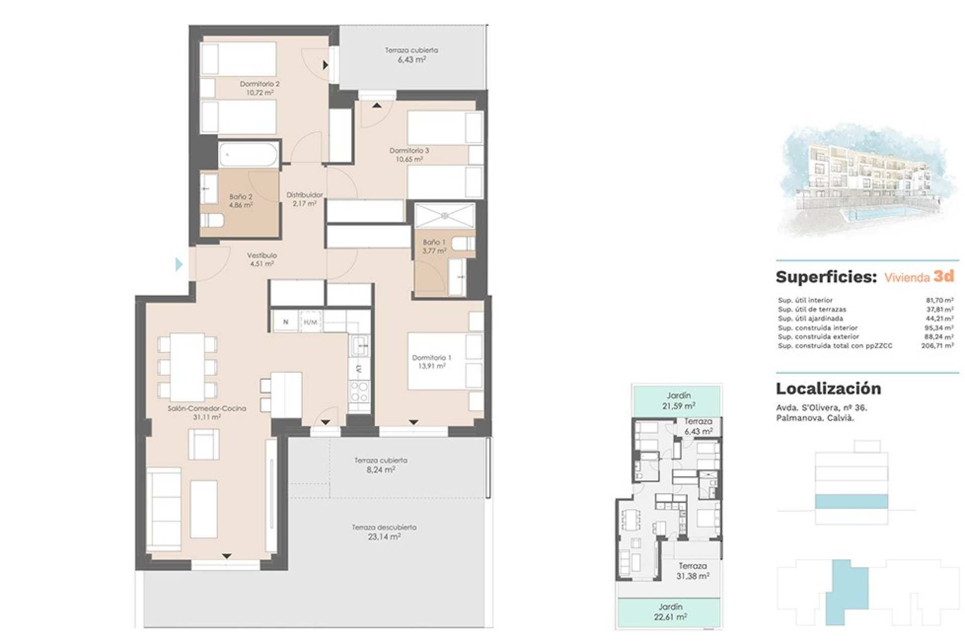 Obra nueva - Apartamento - Palmanova