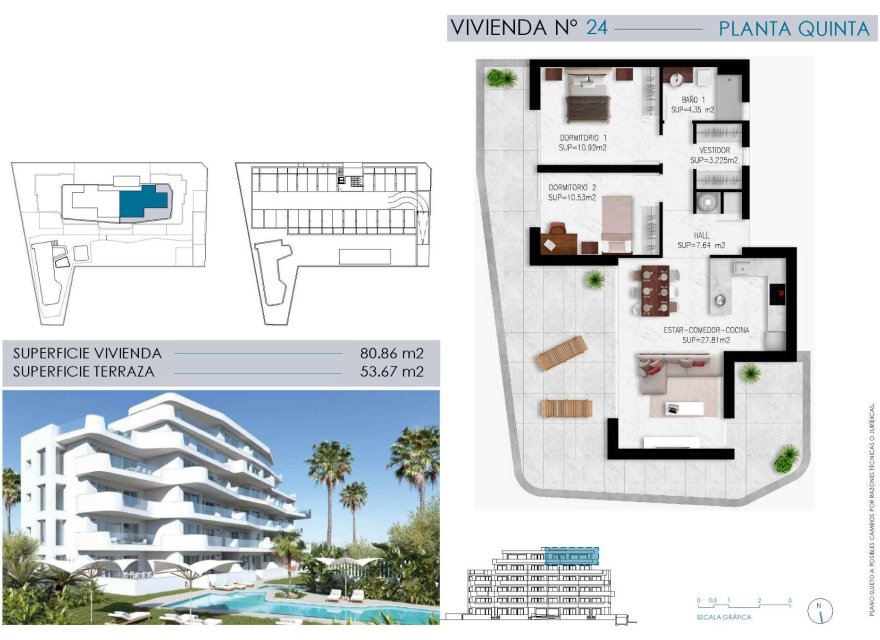 Obra nueva - Apartamento - Pilar de la Horadada - Mil Palmeras