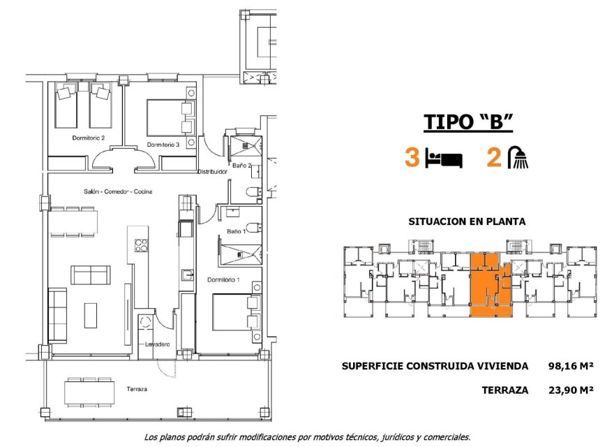 Obra nueva - Apartamento - San Miguel de Salinas - Pueblo