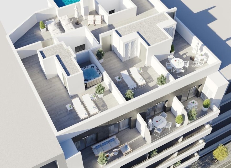 Obra nueva - Apartamento - Torrevieja - Centro