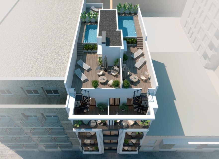 Obra nueva - Apartamento - Torrevieja - Playa de El Cura