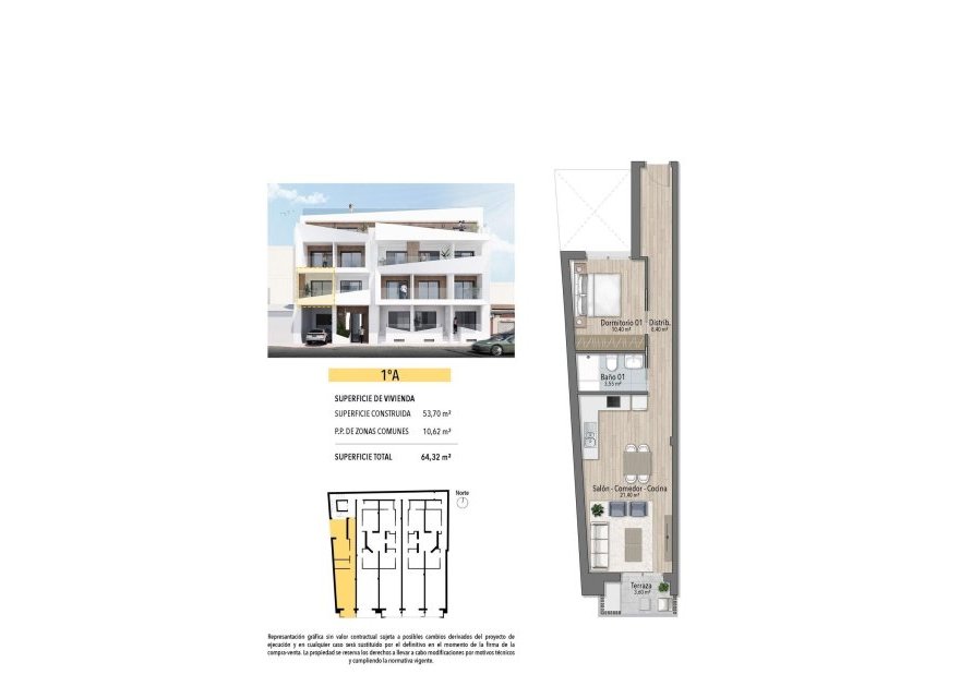 Obra nueva - Apartamento - Torrevieja - Playa de El Cura