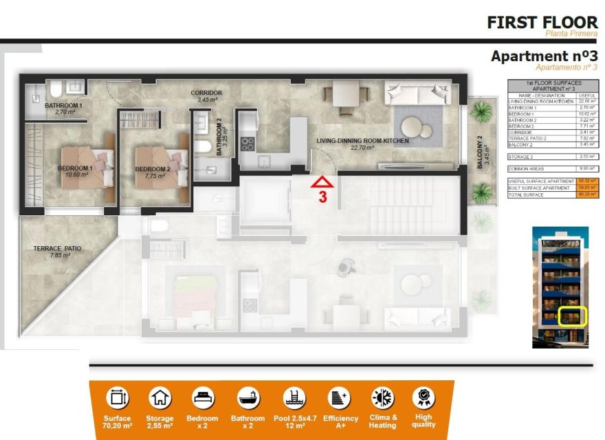 Obra nueva - Apartamento - Torrevieja - Playa del Acequión