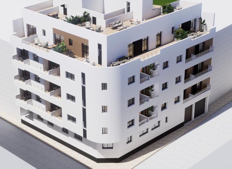 Obra nueva - Apartamento - Torrevieja - pueblo