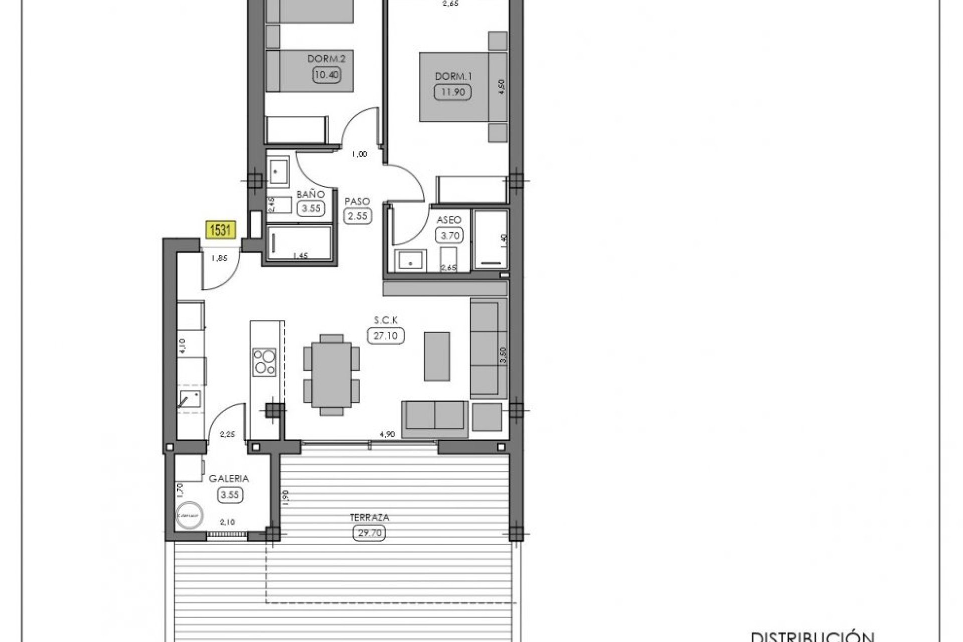 Obra nueva - Bungalow - Algorfa - La Finca Golf