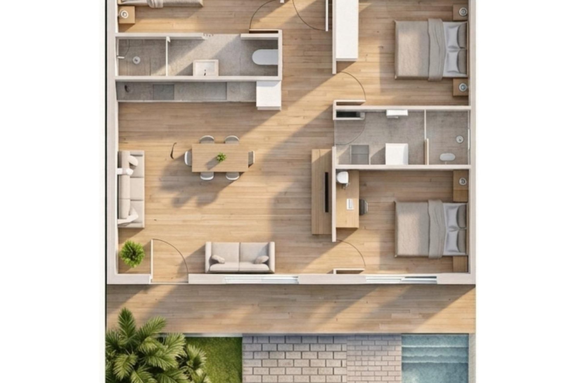 Obra nueva - Bungalow - Pilar de la Horadada - parques de Andromeda