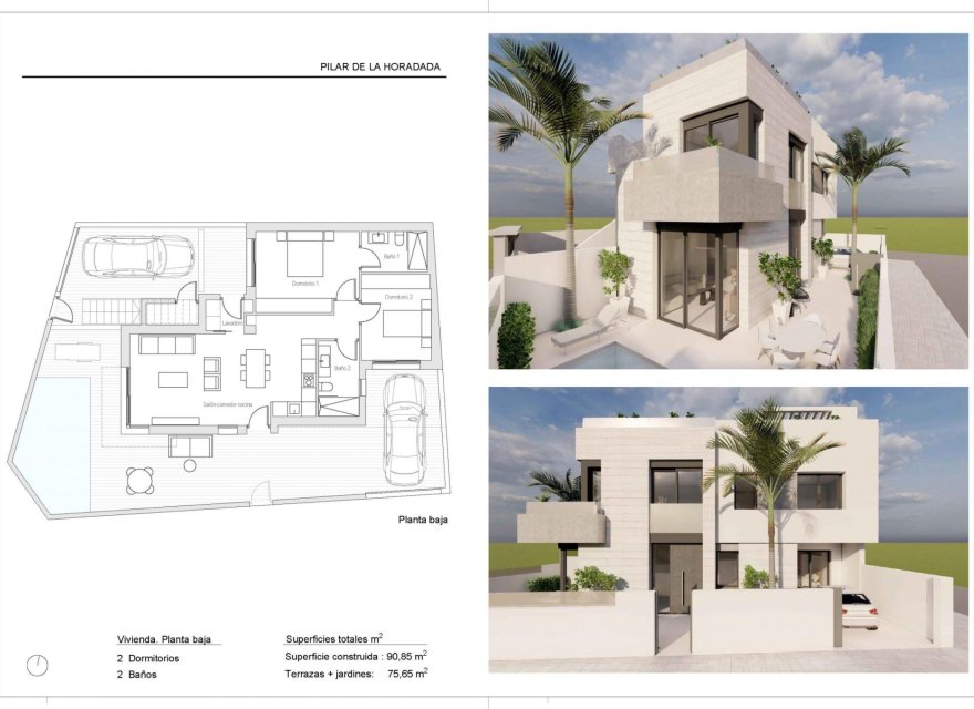 Obra nueva - Bungalow - Pilar de la Horadada - pueblo