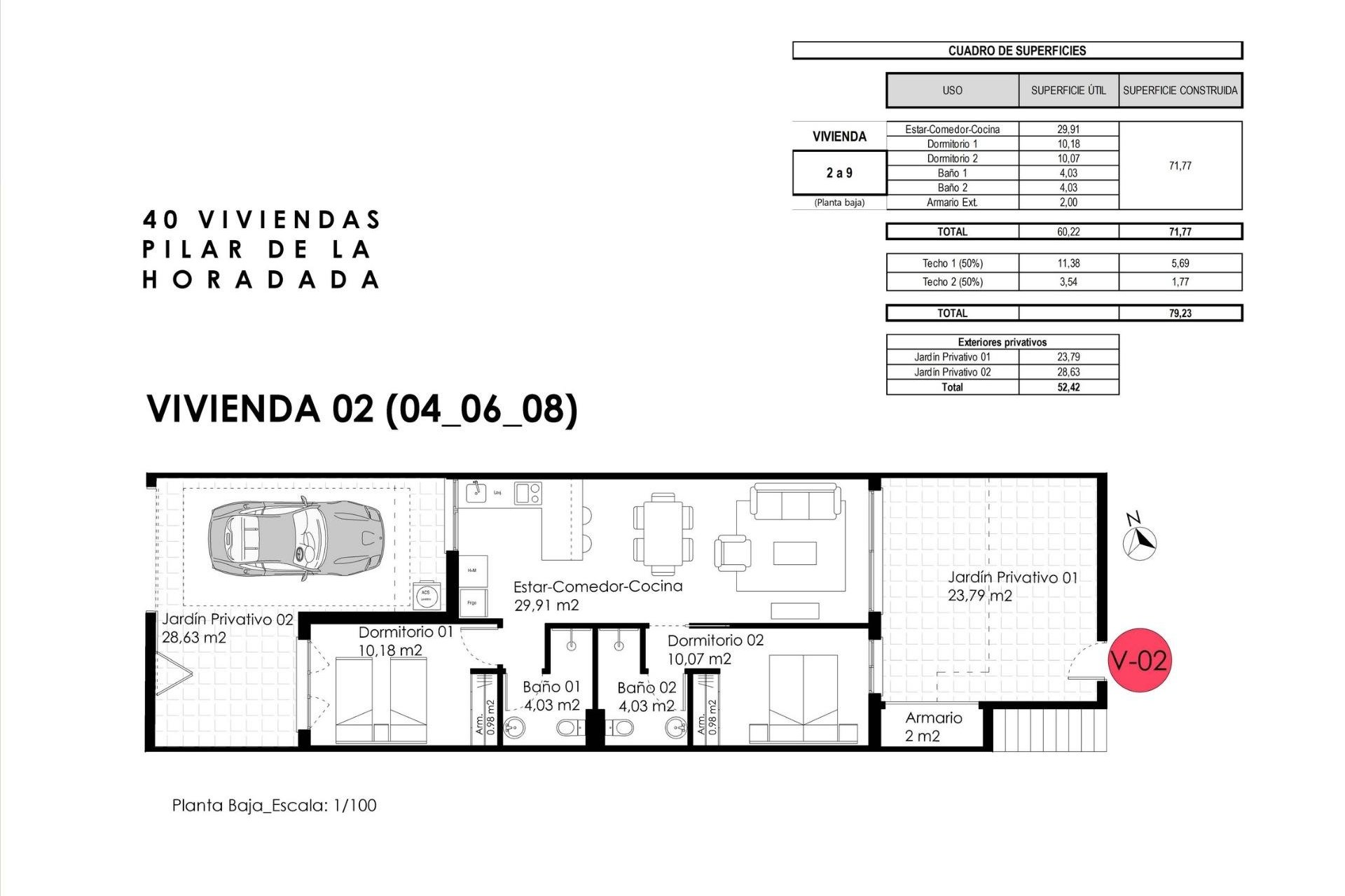 Obra nueva - Bungalow - Pilar de la Horadada - pueblo