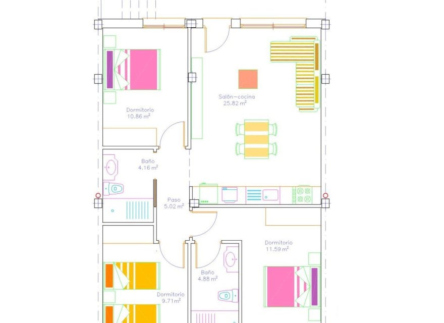 Obra nueva - Bungalow - San Javier - pueblo