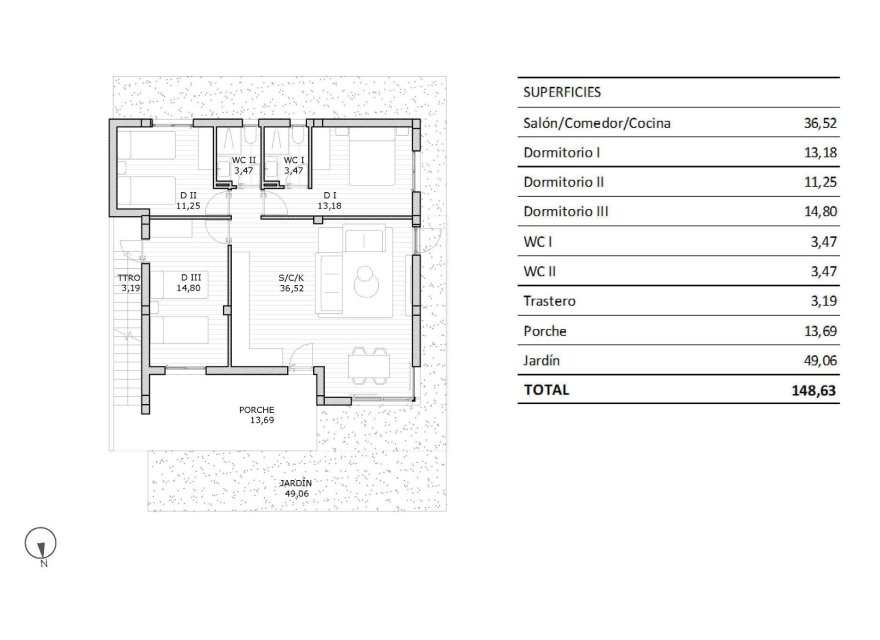 Obra nueva - Bungalow - San Miguel de Salinas - Pueblo