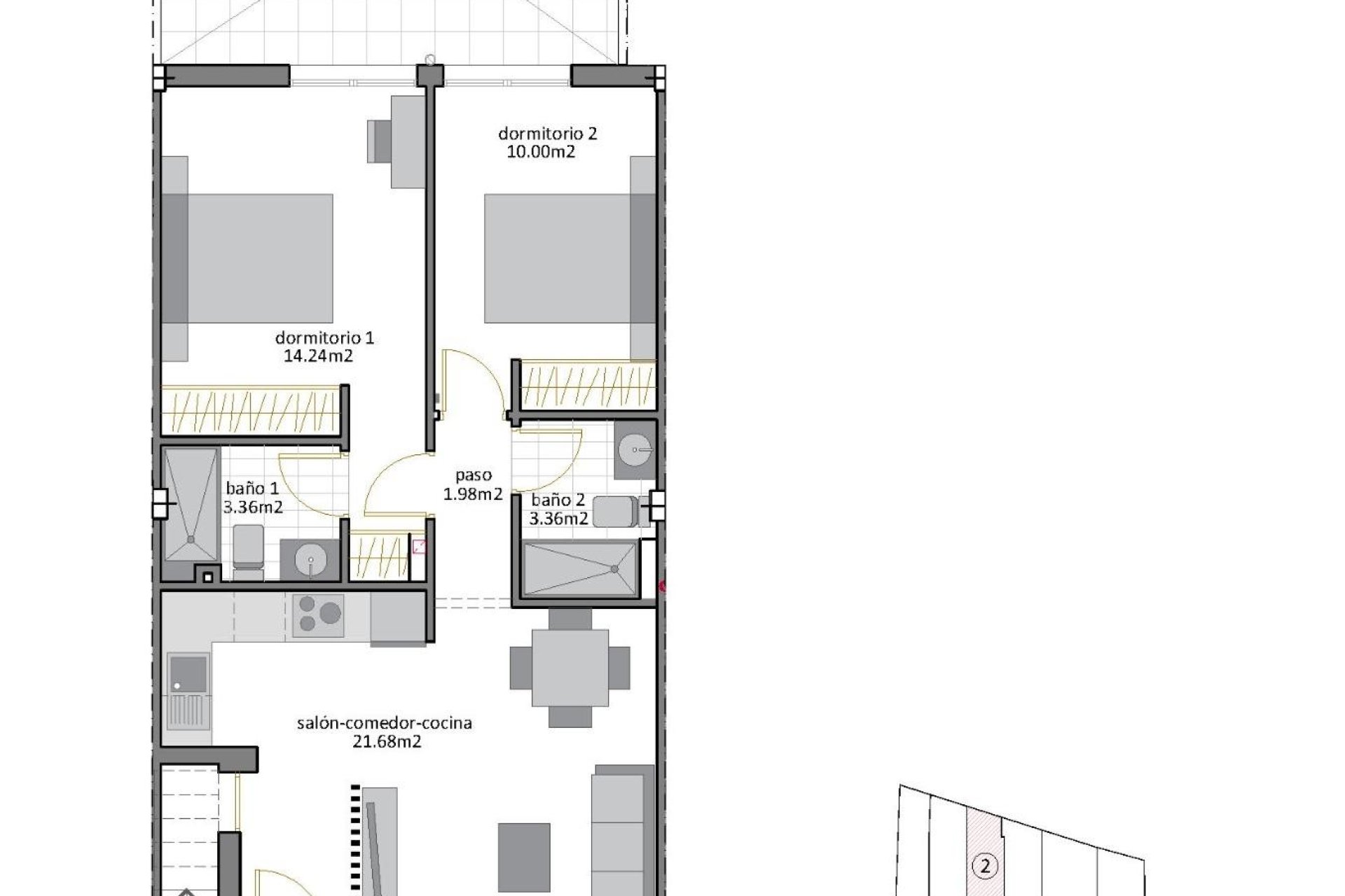 Obra nueva - Bungalow - San Pedro del Pinatar - Los Cuarteros