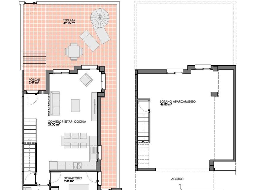 Obra nueva - Duplex - Bigastro - pueblo