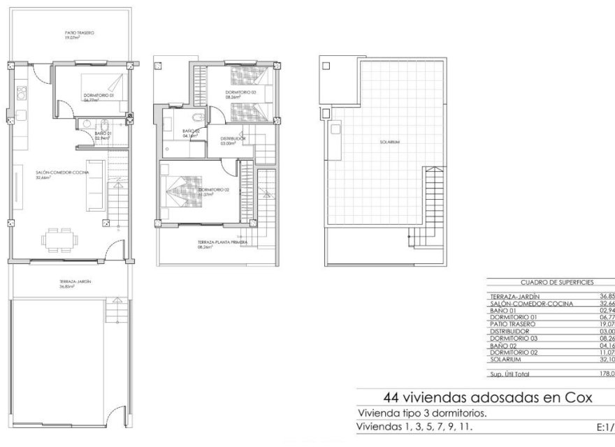 Obra nueva - Duplex - Cox - San Fernando