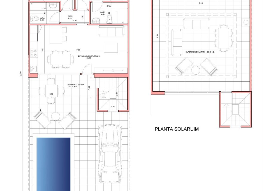 Obra nueva - Duplex - Fuente Álamo - La Pinilla