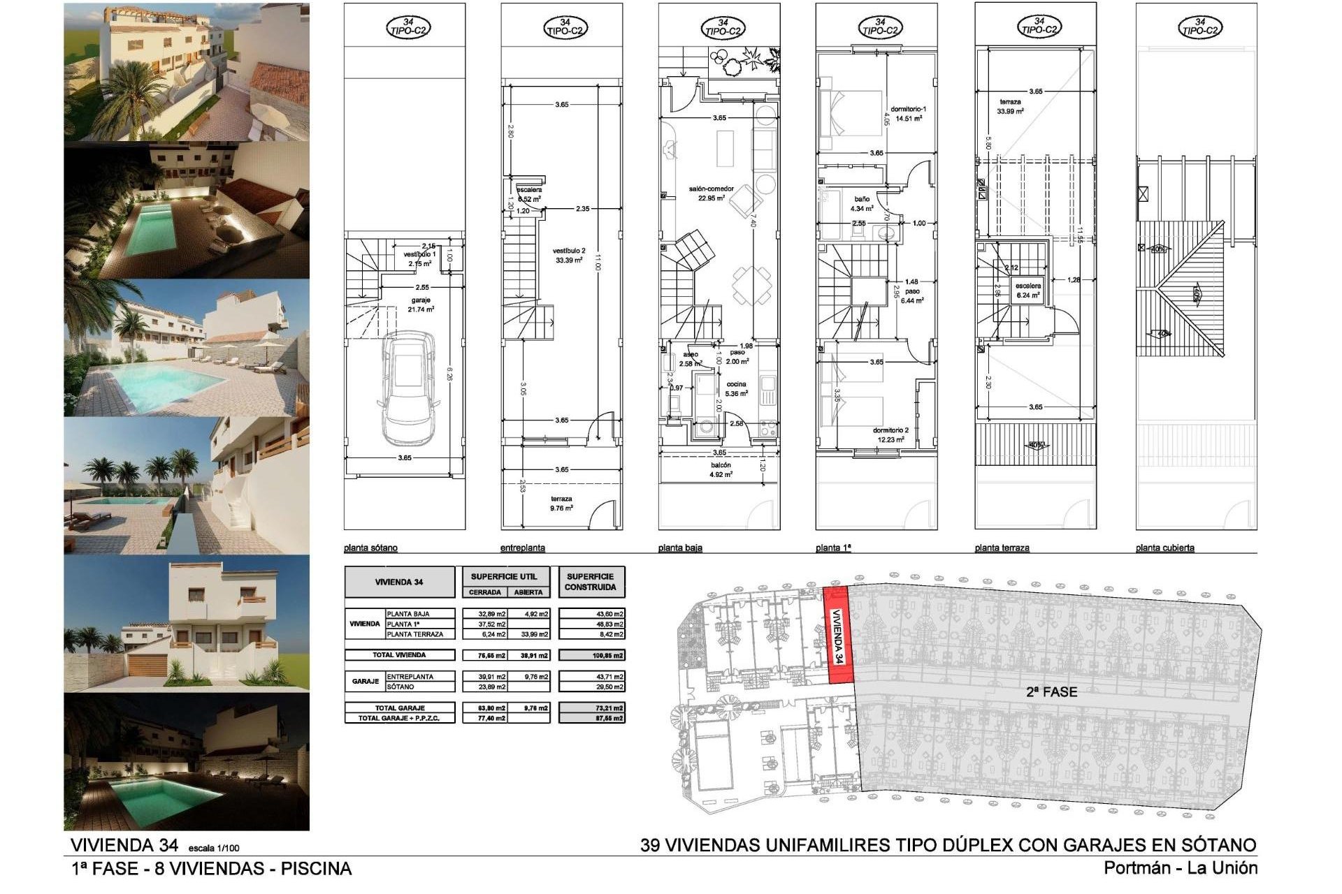 Obra nueva - Duplex - La Union - centro